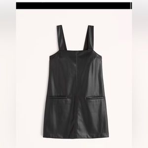 A&F leather mini dress size small never worn